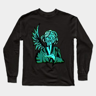 My I have your name - ghostly dark fairytale dreamcore design Long Sleeve T-Shirt